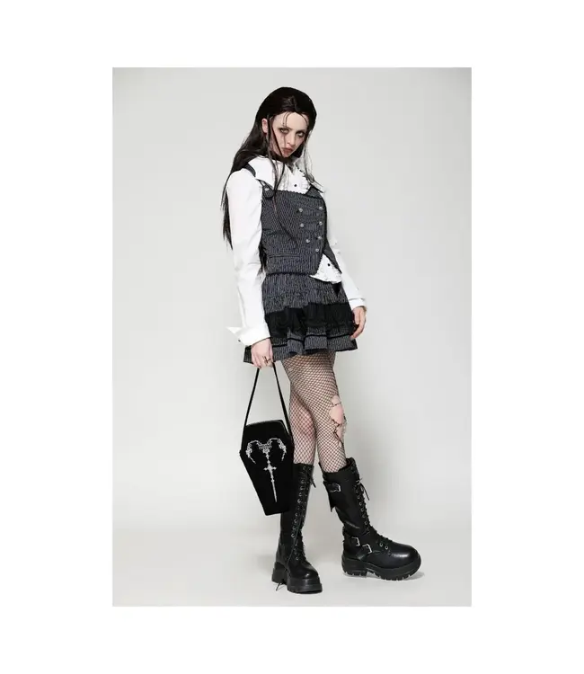 Horn Embroidery Coffin Bag