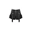 Night Ban by Dark In Love | Gothic Punk Lace Buckle High-Waist Shorts
