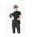 Ruptured Lace-Up Corset Style Punk Shirt