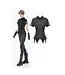 Ruptured Lace-Up Corset Style Punk Shirt
