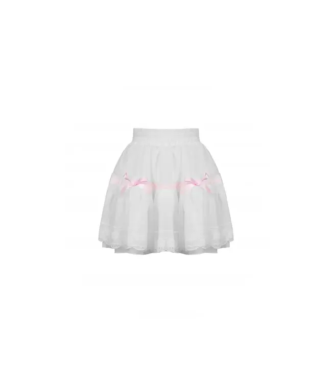 White Dolly Frilly Mini Petticoat | Gothic Lolita Skirt