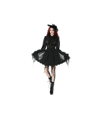 Dark In Love Black Shadow Rose Petticoat by Dark In Love | Gothic Lolita Petticoats