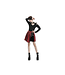 Punk Red Pleated Plaid Skirt | Gothic Punk Mini Skirt