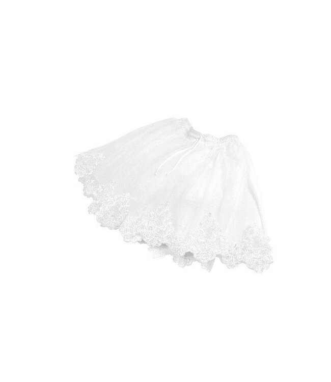 White Feather Poem Mini Skirt by Dark In Love