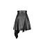 Punk PU Leather Midi Skirt by Dark In Love