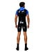 Latex Surf Suit with Hoodie Blue and Black