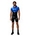 Latex Surf Suit with Hoodie Blue and Black