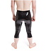 American Football Latex Shorts Black & Red