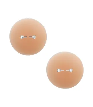 Neva Nude Peek-A-Boo Piercing Bling Silicone Nipple Pasties | Neva Nude