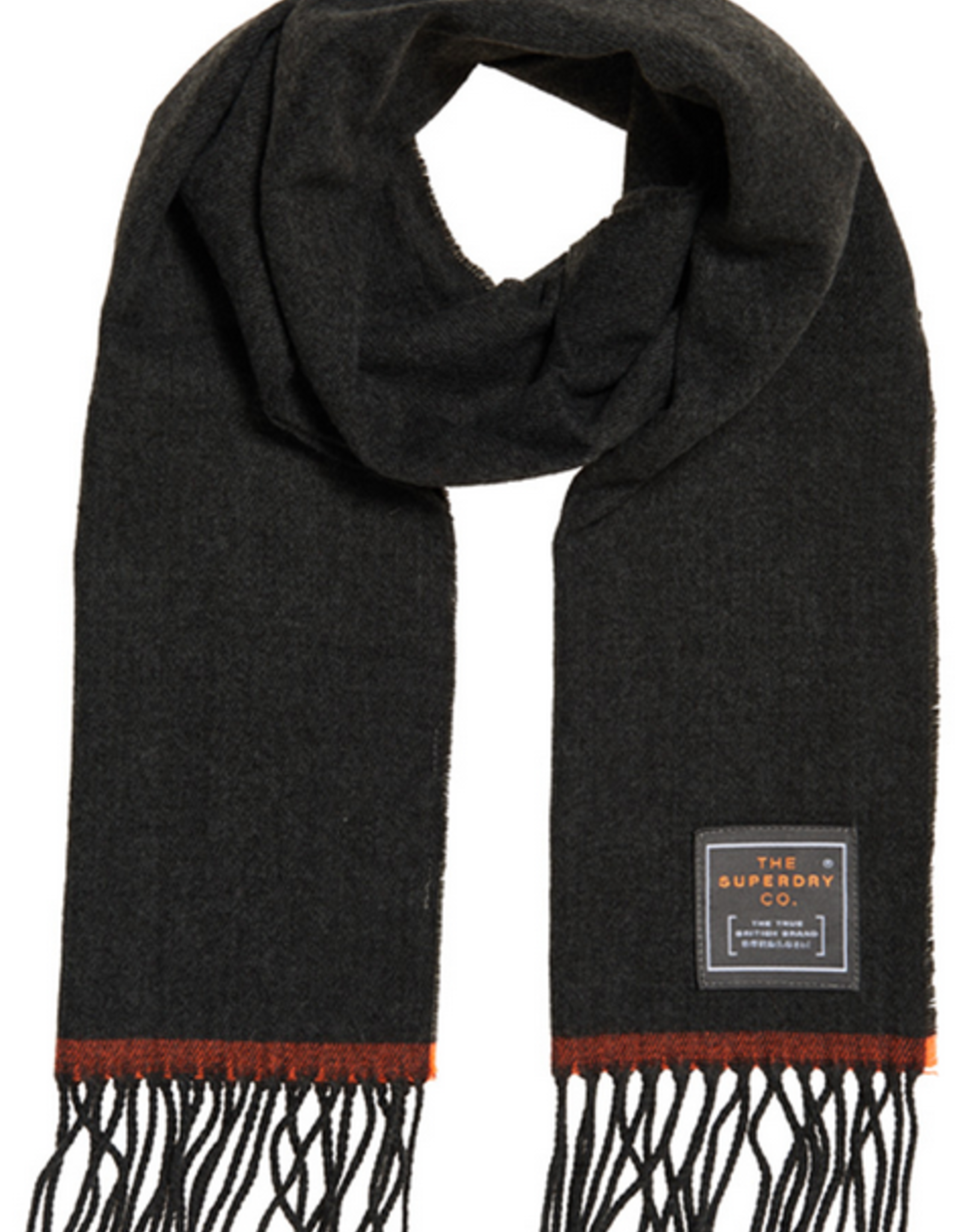 Superdry SD SOLID CAPITAL TASSEL SCARF