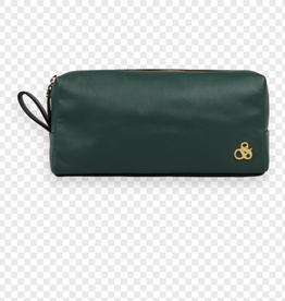 Scotch & Soda SS LEATHER TOILETRY BAG FOREST GREEN