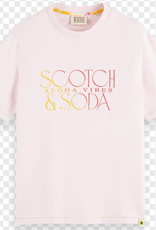 Scotch & Soda SS GRAPHIC ALOHA VIBES PINK