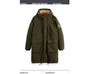 Parka scotch and soda homme hotsell