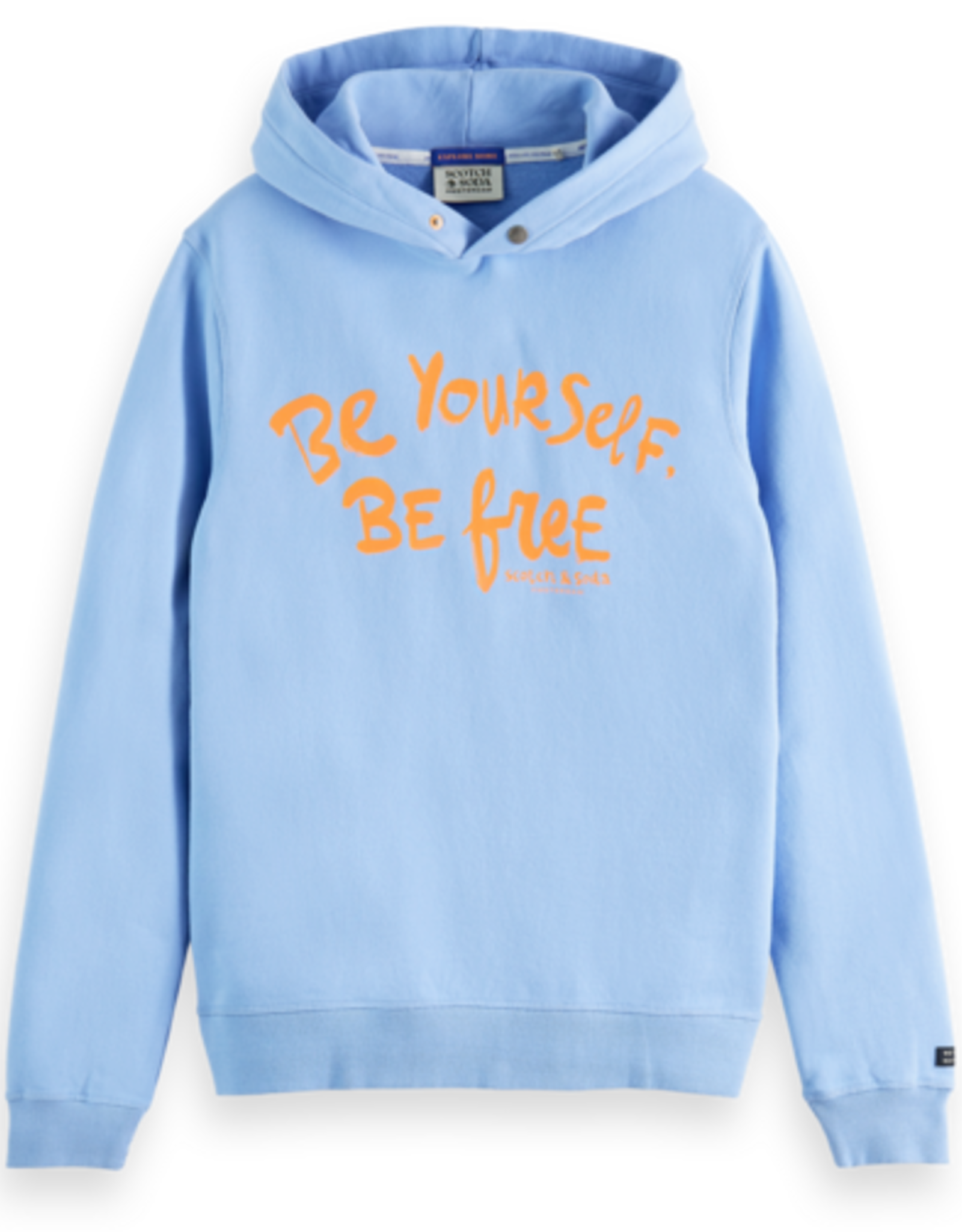 Scotch & Soda SS ARTWORK FELPA HOODIE BE YOURSELF