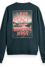 Scotch & Soda SS PHOTOPRINT LOVE PEACE AND RANDOMNESS