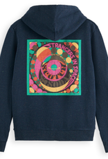 Scotch & Soda SS STRANGER IN SPACE ARTWORK HOODIE