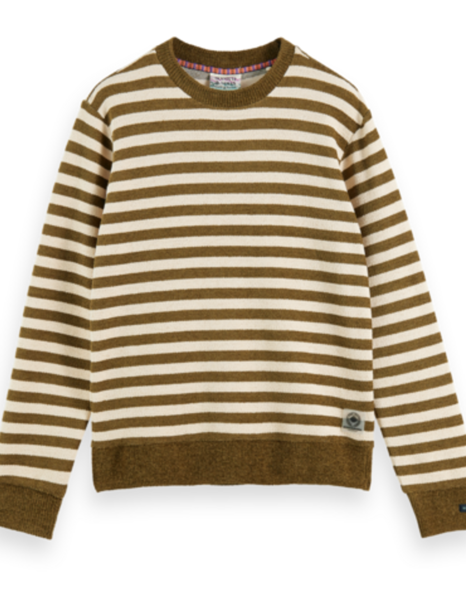 Scotch & Soda SS STRIPED CREWNECK FELPA SWEATSHIRT