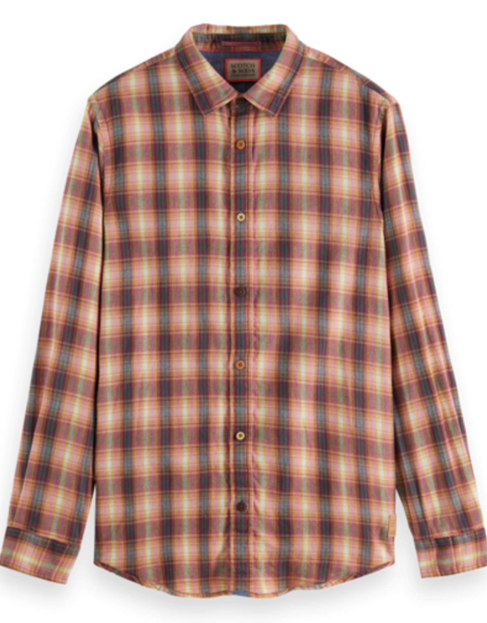 Scotch & Soda SS REGULAR-FIT CHECKED FLANNEL SHIRT