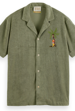 Scotch & Soda SS TOWELING SHIRT WITH EMBROIDERY AT CHEST
