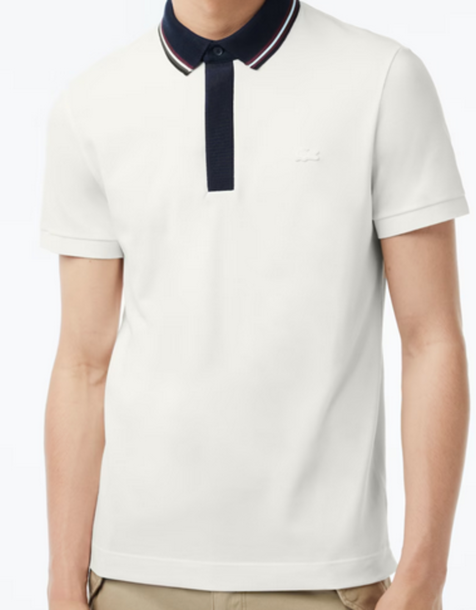 Lacoste L SMART PARIS REGULAR FIT CONTRAST NECK POLO