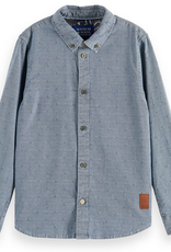 Scotch & Soda SS SMART INDIGO SHIRT