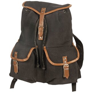 WORLD FAMOUS SALES Vintage Camper Rucksack - # 1004 BLACK