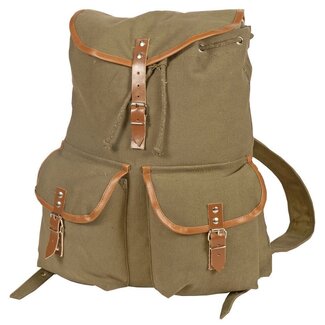 WORLD FAMOUS SALES Vintage Camper Rucksack - # 1004 KHAKI