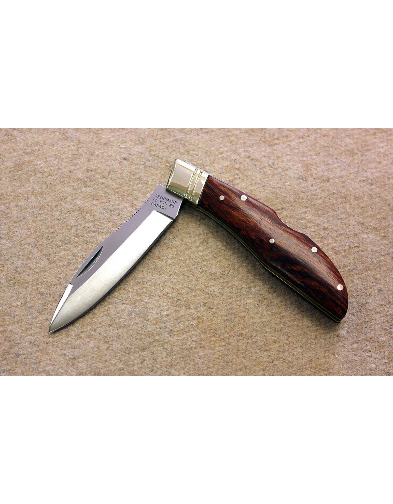 GROHMANN KNIVES MINI RUSSELL LOCK BLADE , ROSEWOOD/SS