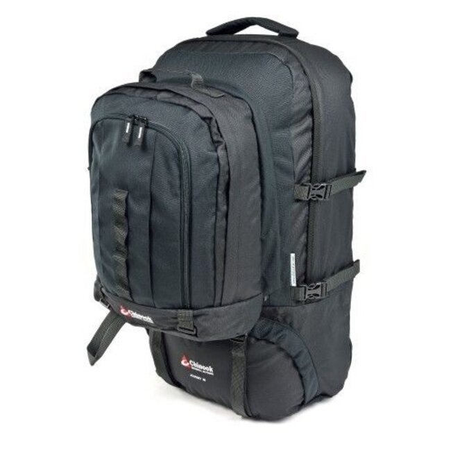 CHINOOK TECHNICAL OUTDOOR CHINOOK JOURNEY 65 TRAVEL BACKPACK - 31625BK