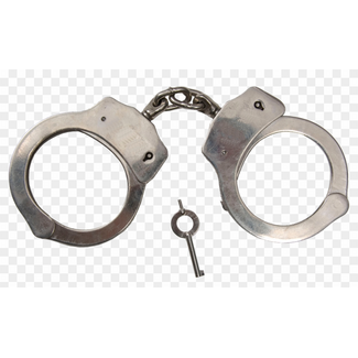 RUKO KNIVES Double Lock Nickel Plated Steel Handcuffs - G-222F