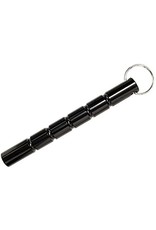 RUKO KNIVES Kubaton, Aluminum Grip With Keychain, Black