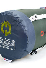 HOTCORE HOTCORE- FATBOY 100- OVERSIZED RECTANGULAR SLEEPING BAG, GREEN/ 7°C (44°F) Limit: ​0°C (32°F)