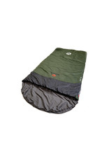 HOTCORE HOTCORE- FATBOY 100- OVERSIZED RECTANGULAR SLEEPING BAG, GREEN/ 7°C (44°F) Limit: ​0°C (32°F)