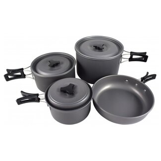 CHINOOK TECHNICAL OUTDOOR TREKKER HARD ANODIZED 7-PIECE COOKSET