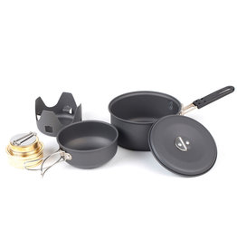 NDUR MINI COOKWARE KIT WITH ALCOHOL BURNER