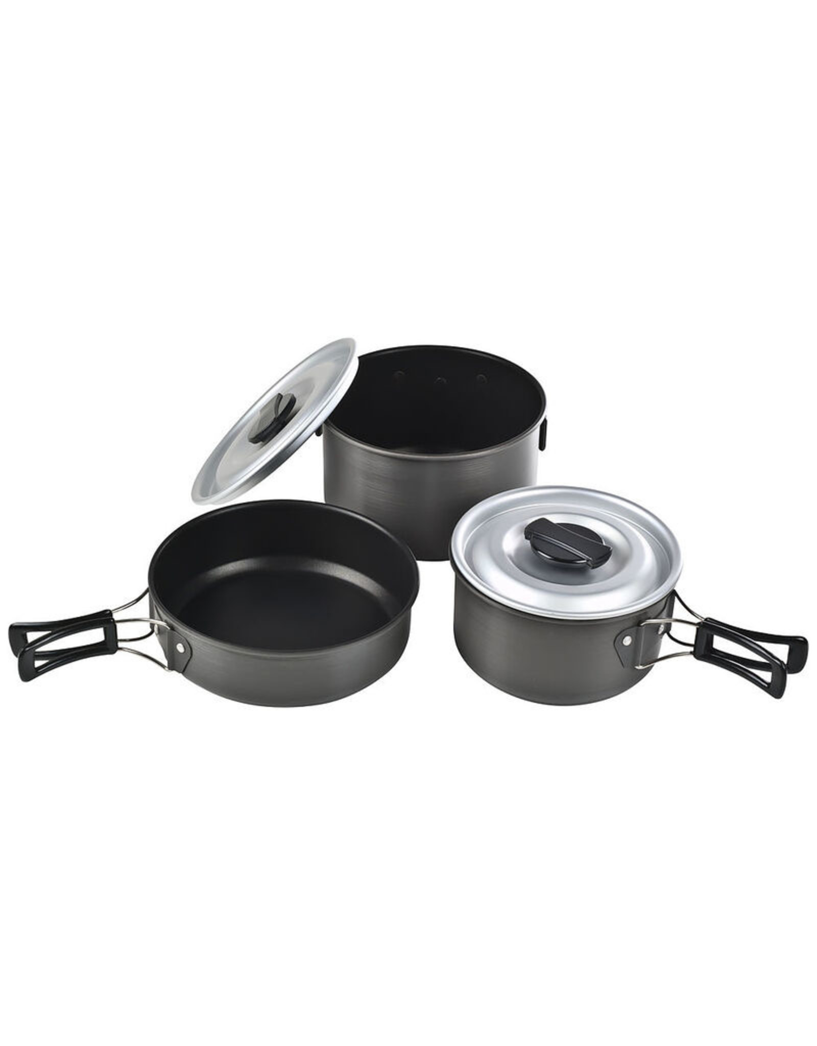 CHINOOK TECHNICAL OUTDOOR RIDGE HARD ANODIZED NON-STICK LARGE COOKSET - 41410