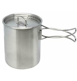 NORTH 49 STAINLESS STEEL MUG-POT WITH LID #691