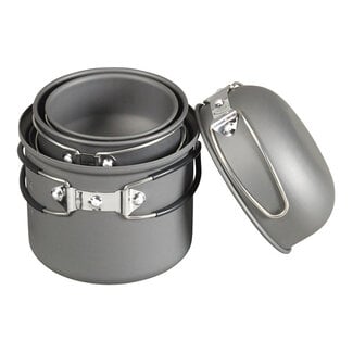 NDUR NDUR 6 PIECE ESSENTIAL COOKWARE MESS KIT