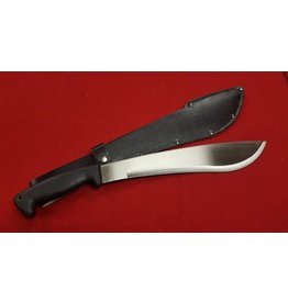 WORLD FAMOUS SALES DROP POINT-HUNTING MACHETE-15""-LEATHER SHEATH-AO30