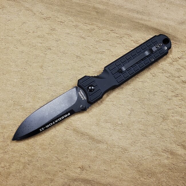 RUKO KNIVES RUKO PREDATOR PLAIN EDGE - 90084 BLACK
