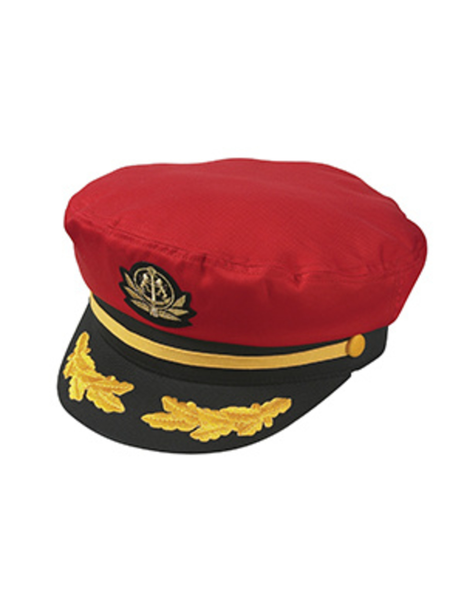 BRONER YACHT CAPTAIN HAT, RED