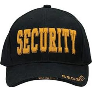 ROTHCO SECURITY Baseball Cap GOLD/BLACK