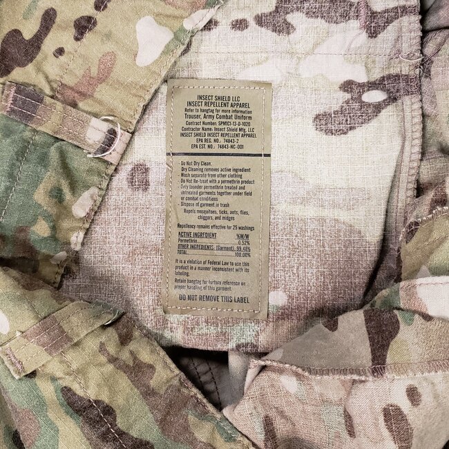 U.S. SURPLUS U.S. MULTICAM COMBAT PANTS-USED
