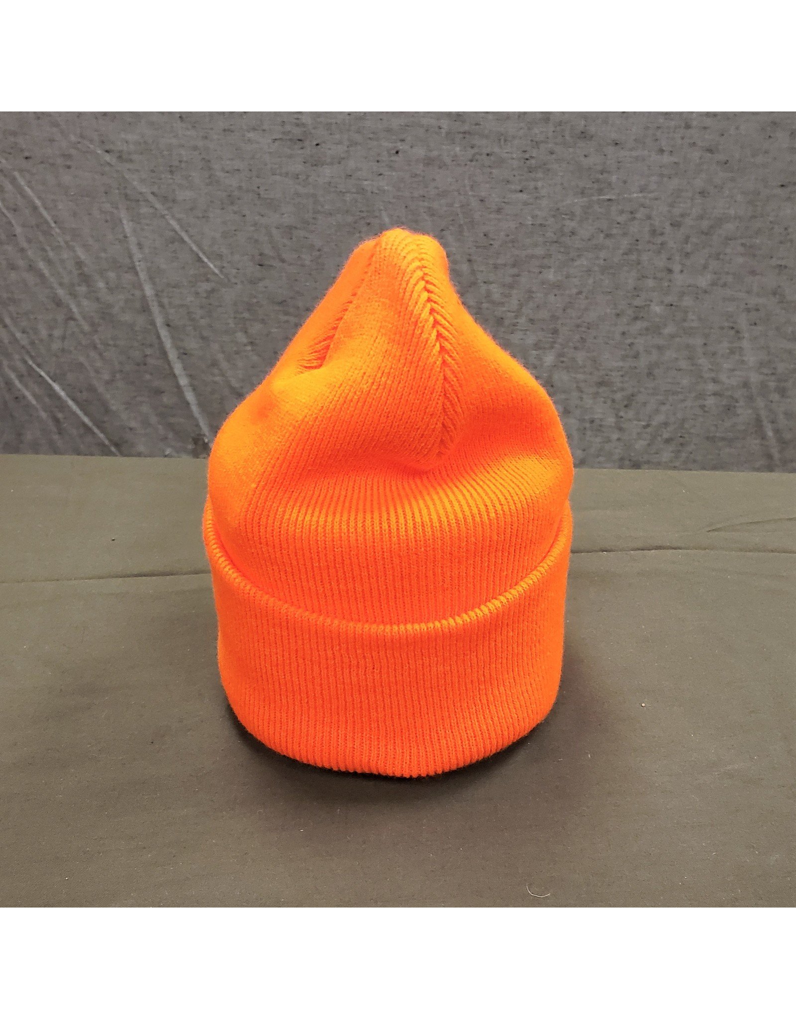 WORLD FAMOUS SALES ACRYLIC FLOURESENT ORANGE TOQUE