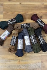 ATWOOD ROPE MFG 550 PARACORD MILITARY SOLID COLOURS