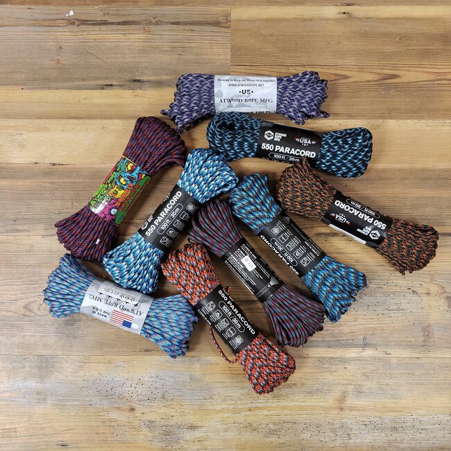 ATWOOD ROPE MFG 550 PARACORD NOVELTY DESIGNS