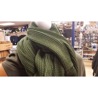 CANADIAN SURPLUS CANADIAN COTTON OLIVE SCARF-LIKE NEW