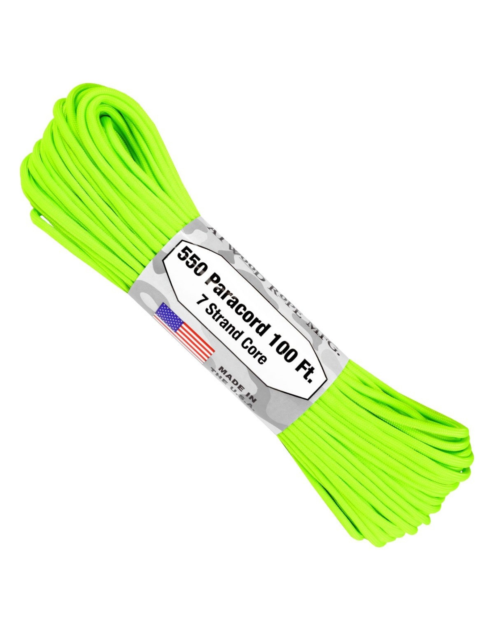 ATWOOD ROPE MFG 550 PARACORD SOLID VIVID COLOURS