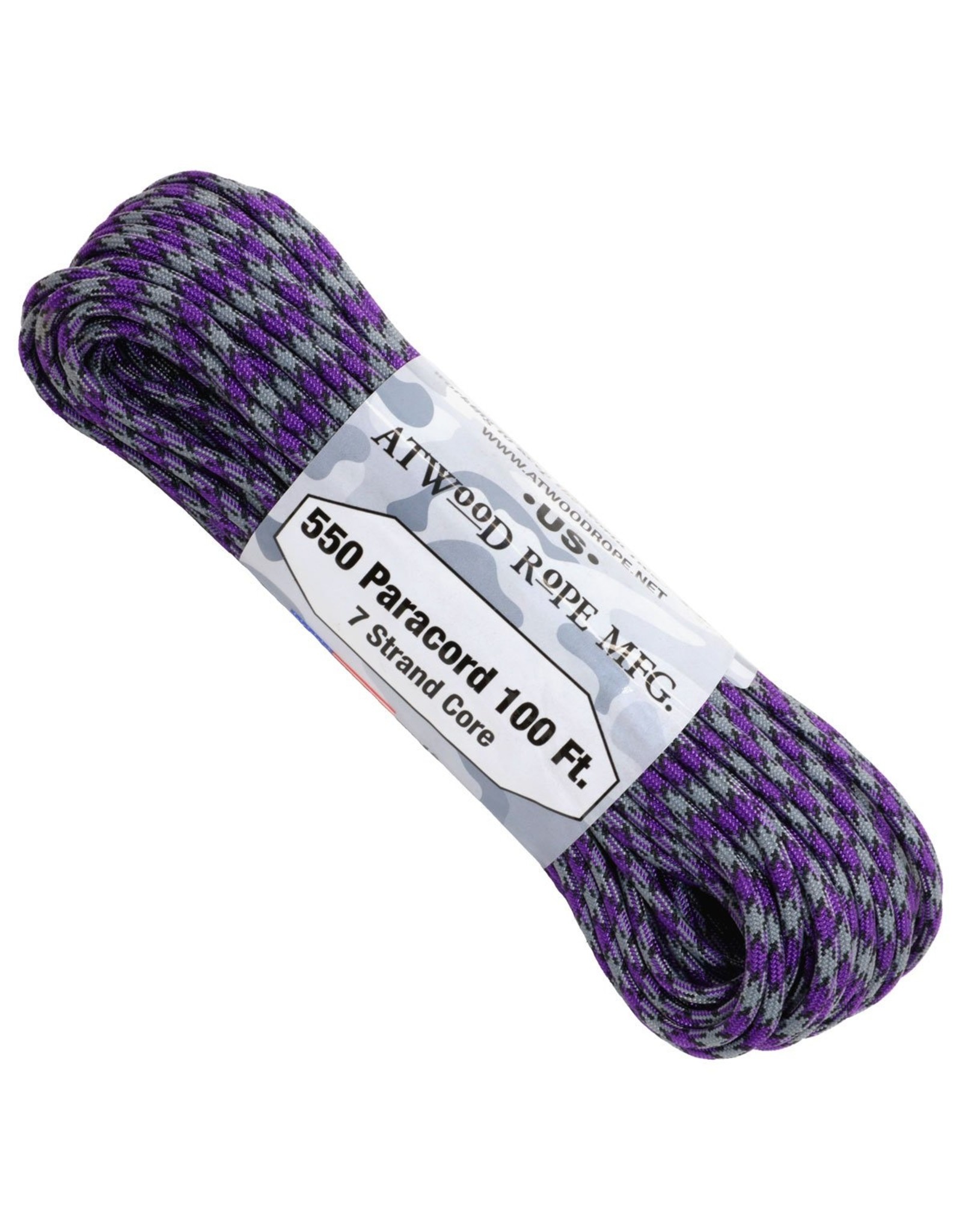 ATWOOD ROPE MFG 550 PARACORD SOLID VIVID COLOURS