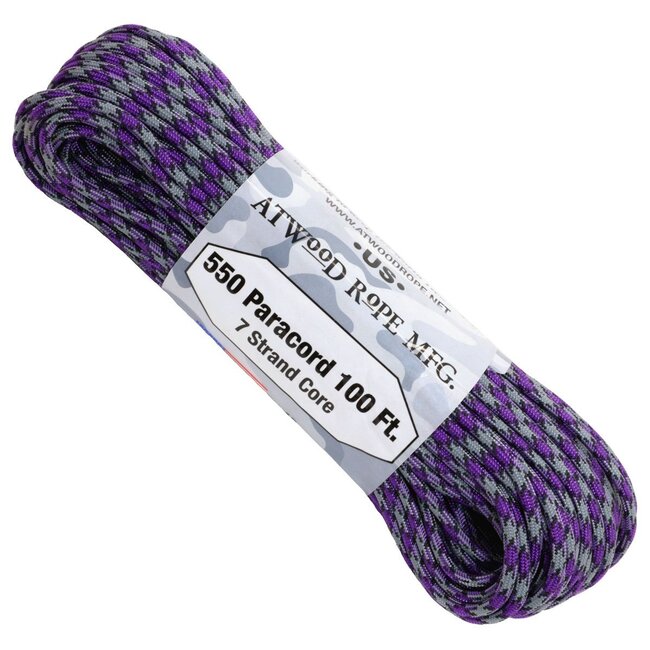 ATWOOD ROPE MFG 550 PARACORD SOLID VIVID COLOURS